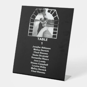 Maßgeschneidertes Poster-Zeichen für Hochzeitsfeie Sockelschild