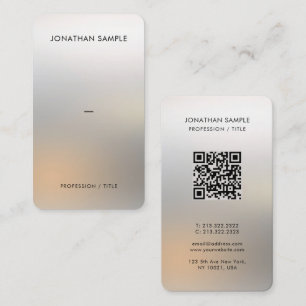 Maßgeschneidertes Premium Seidenpapier Glamour Sil Visitenkarte