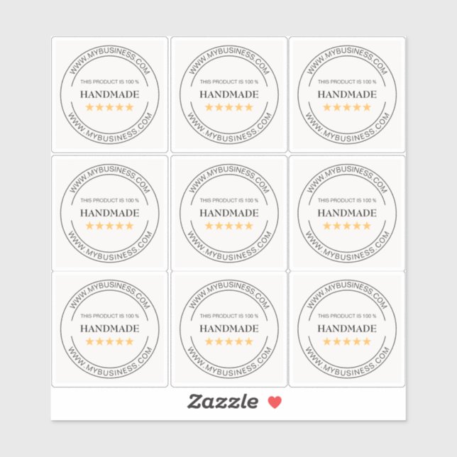 Maßgeschneidertes Produkt Kleinunternehmen Vinyl Aufkleber (Blatt)