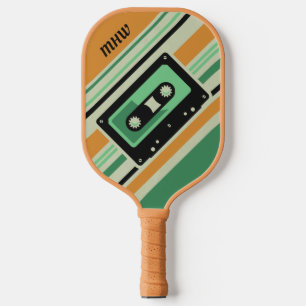 Maßgeschneidertes Retro Casette Tape Pickleball Schläger