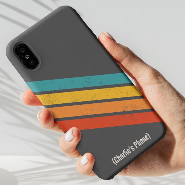 Maßgeschneidertes Retro Phone Case Minimalistische iPhone Hülle (Von Creator hochgeladen)