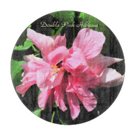 Maßgeschneidertes Rundglas-Schneidbrett/Trivet 12" Schneidebrett