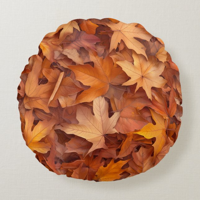 Maßgeschneidertes Rundkissen 16" dekoratives Kisse Rundes Kissen (Vorderseite)