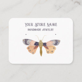 Maßgeschneidertes Schmuckstück für Wasserfarben Visitenkarte