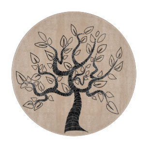 Maßgeschneidertes Schneidebrett mit Baum