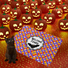 Maßgeschneidertes Schwarz-Bat aus Candy Fußmatte