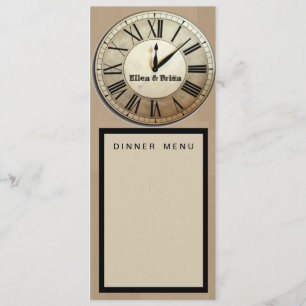 Maßgeschneidertes Silvester-Hochzeitsprogramm Einladung