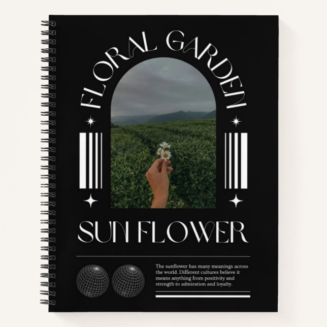 Maßgeschneidertes Spiralnotebook Notizbuch (Vorderseite)