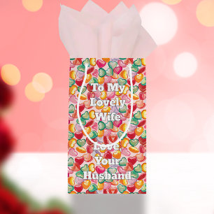 Maßgeschneidertes süßes Herz-Muster Kleine Geschenktüte