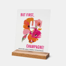 Maßgeschneidertes transparentes Acrylzeichen Acrylschild