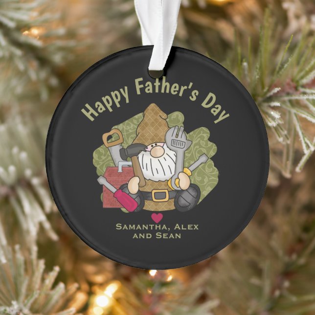Maßgeschneidertes und Personalisiertes Handyman Ga Ornament (Baum)