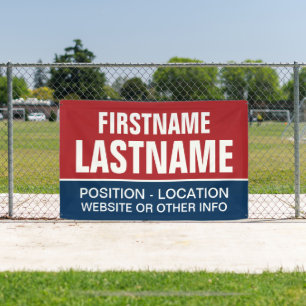 Maßgeschneidertes Wahlgerät für lokale und Staat-W Banner