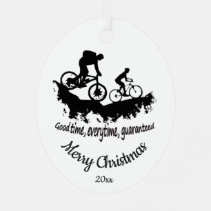 Maßgeschneidertes Weihnachts-Bike-Angebot Ornament Aus Metall
