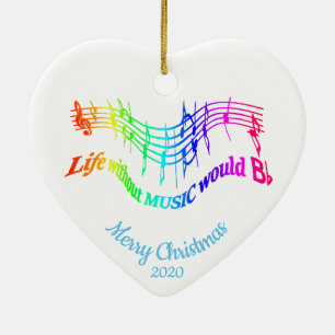 Maßgeschneidertes Weihnachtsmusikangebot Inspirati Keramikornament