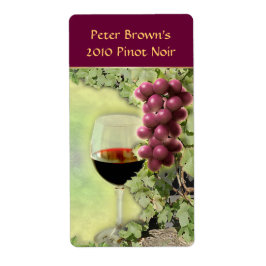 Maßgeschneidertes Weinlabel