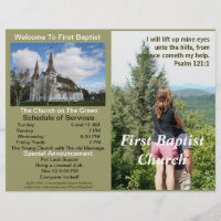 Maßgeschneidertes wöchentliches Kirchenbulletin (n
