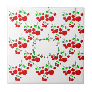 Maßgeschneidertes Zubehör für rote Kirsche LeahG Fliese