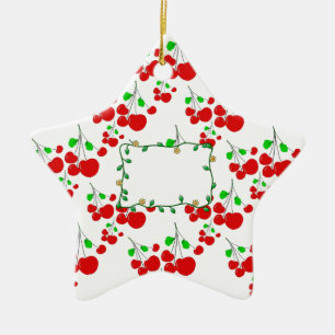 Maßgeschneidertes Zubehör für rote Kirsche LeahG Keramik Ornament
