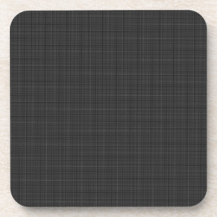 Maßhaltiges schwarzes Quadrat Untersetzer