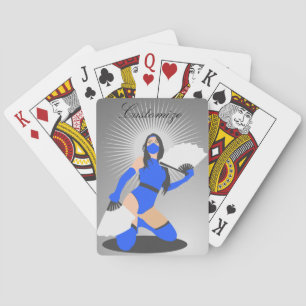 Massierte Kriegerprinzessin Thunder_Cove Spielkarten