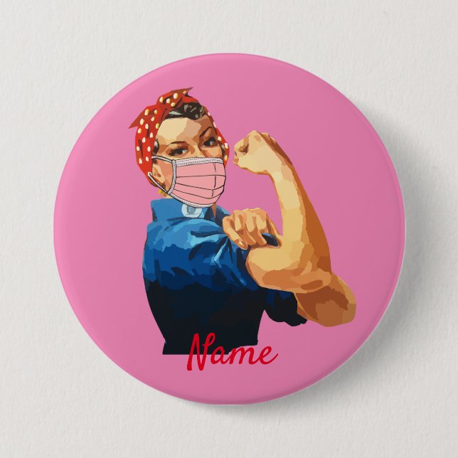 Massierte weibliche Empowerment Thunder_Cove Button (Vorderseite)