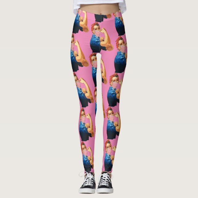 Massierte weibliche Empowerment Thunder_Cove Leggings (Vorderseite)