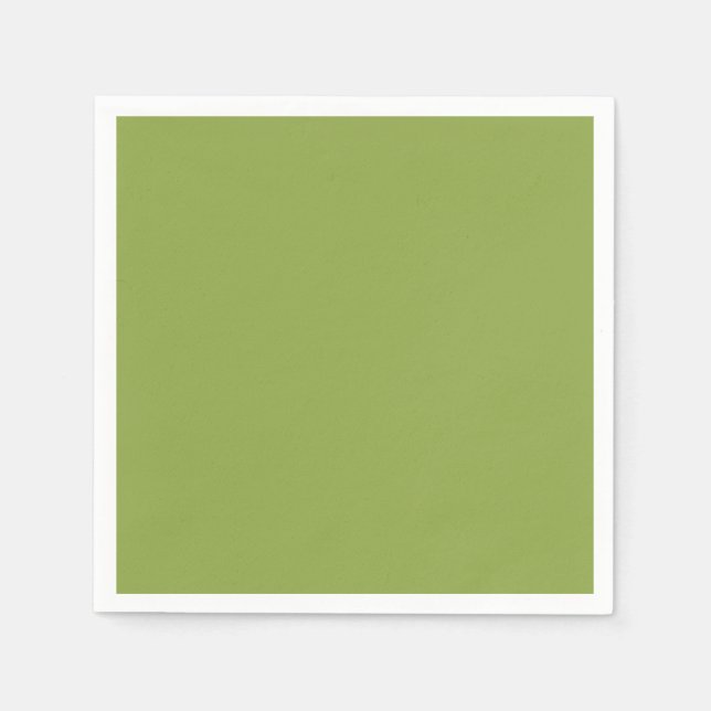 Mäßige Limettengrün, Solid-Farbe Serviette (Vorderseite)
