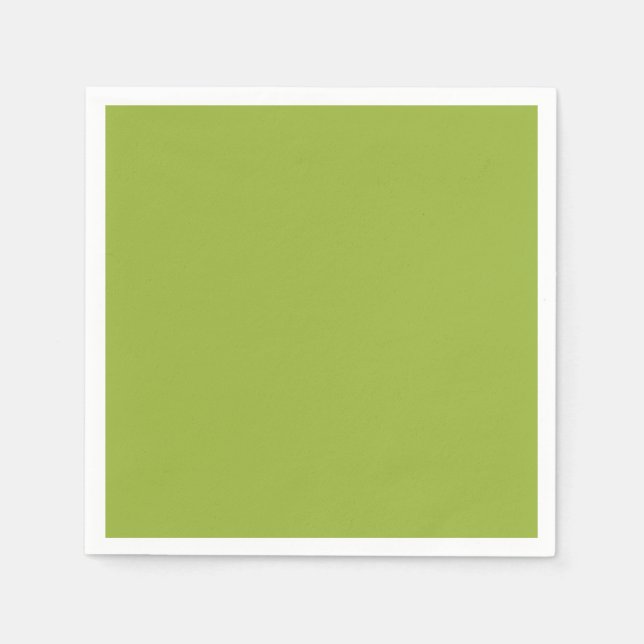 Mäßiges Kalkgrün (feste Farbe) gelb- grün Serviette (Vorderseite)