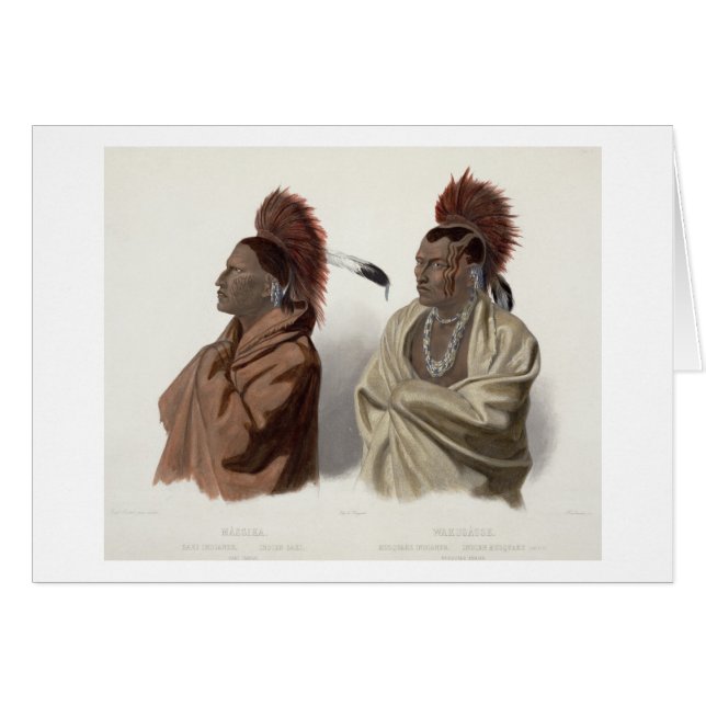 Massika, ein Saki Inder und Wakusasse, ein (Vorderseite (Horizontal))