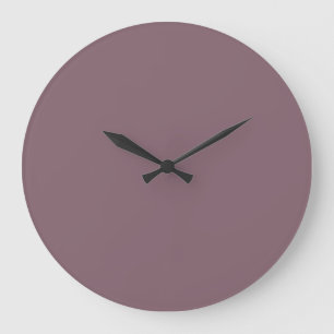 Massiv-Wandklemme - Lila Traube Große Wanduhr