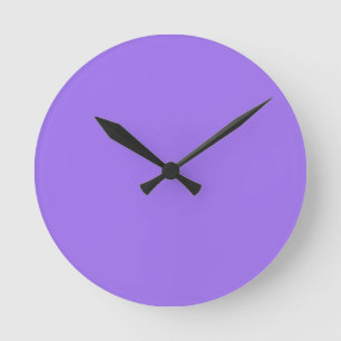 Massive Leuchtend Lavendel Violette Wanduhr