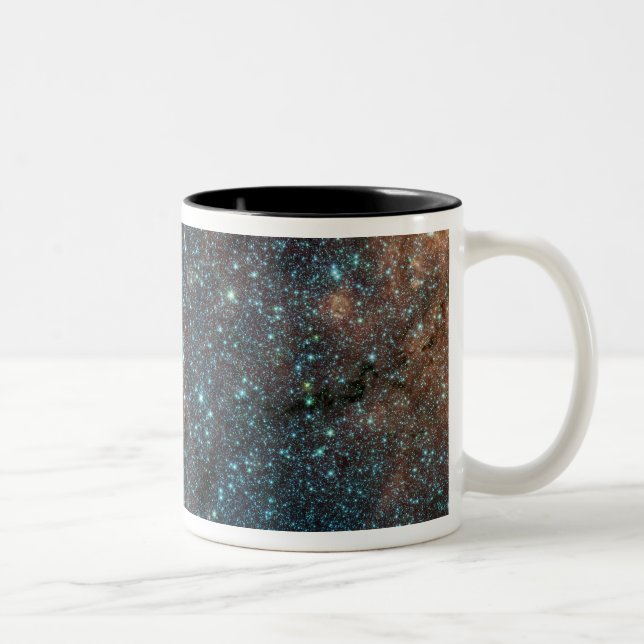 Massive Star Cluster Zweifarbige Tasse (Rechts)