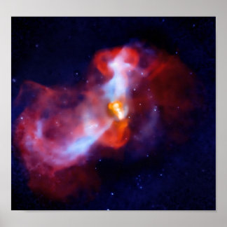 Massive vulkanische Attacke M87 Poster