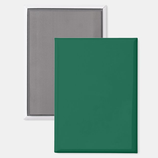 Massiver dunkelgrüner texturierter Hintergrund Magnet (Vorderseite/Rückseite)