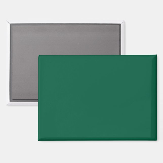 Massiver dunkelgrüner texturierter Hintergrund Magnet (Vorderseite/Rückseite)