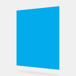 Massiver leuchtend blauer Hintergrund Acrylschild