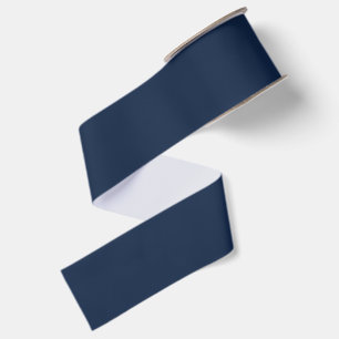 Massives Dunkelblau Ripsband