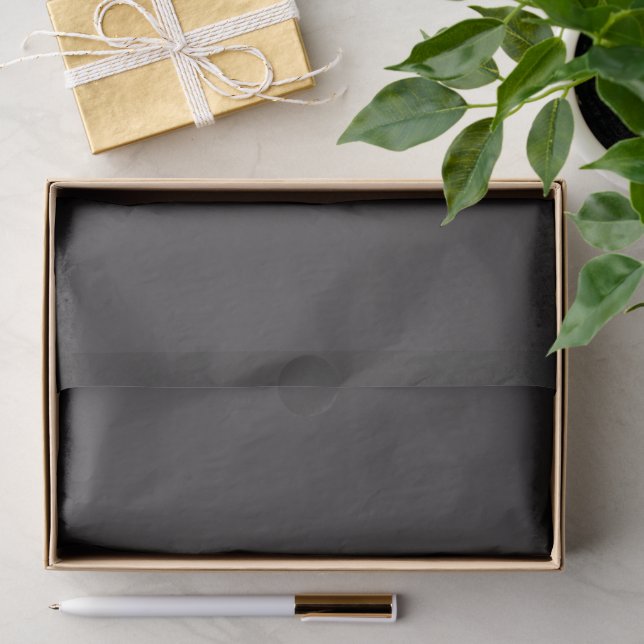 Massives Dunkelgrau Seidenpapier (Geschenk)