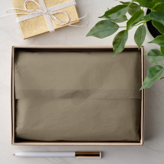 Massives Graubraun Seidenpapier (Geschenk)