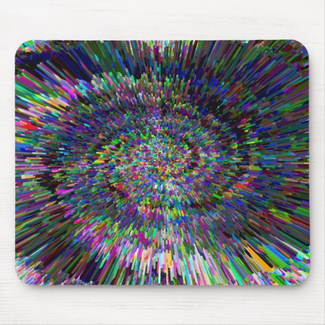Maßkunst 3D abstrakt Mousepad (Vorne)