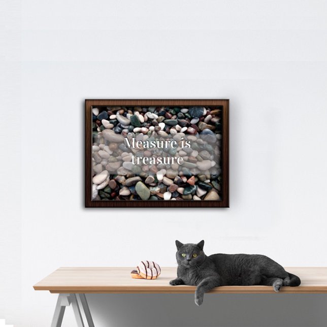 Maßnahme ist Schatz motivierend Plakat (Von Creator hochgeladen)