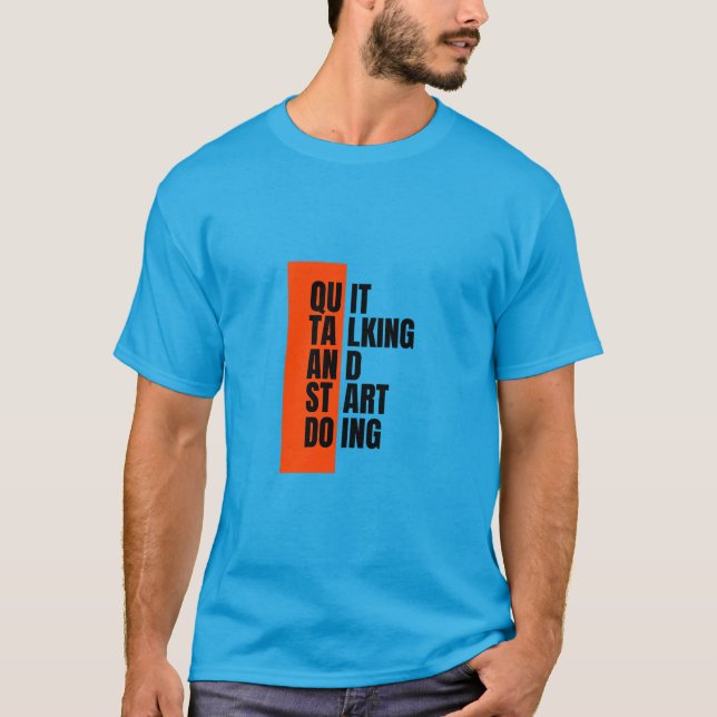 Maßnahmen ergreifen T-Shirt (Vorderseite)