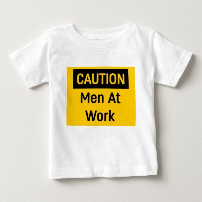 MASSNAHMEN Männer am Arbeitsplatz Baby T-shirt (Vorderseite)