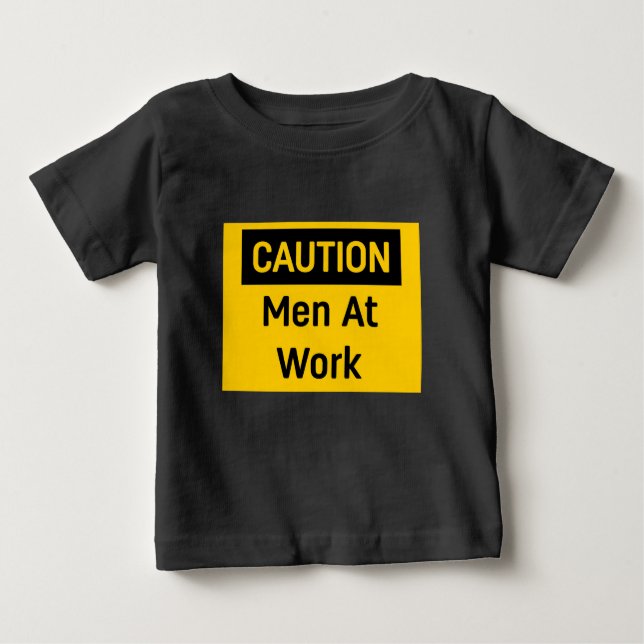 MASSNAHMEN Männer am Arbeitsplatz Baby T-shirt (Vorderseite)