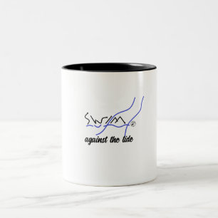 Maßnahmen von Elfabetz - Gegen den Strom Zweifarbige Tasse