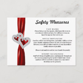 Maßnahmen zur Sicherheit von roten Kohlenhydraten  Begleitkarte