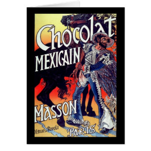 Masson Mexikanische Schokolade Vintage-Anzeige