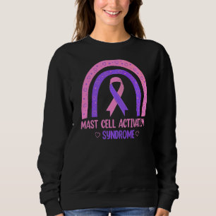 Mast Cell Activation Syndrome Awareness Ribbo Sweatshirt