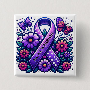 Mast Cell Activation Syndrome MCAS Warrior Button