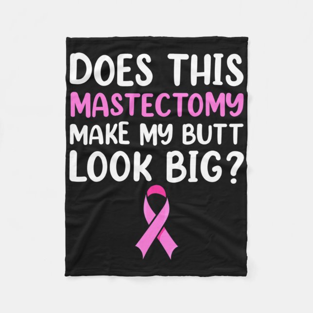 Mastectomy Survivor Erholung Apparel Fleecedecke (Vorderseite)